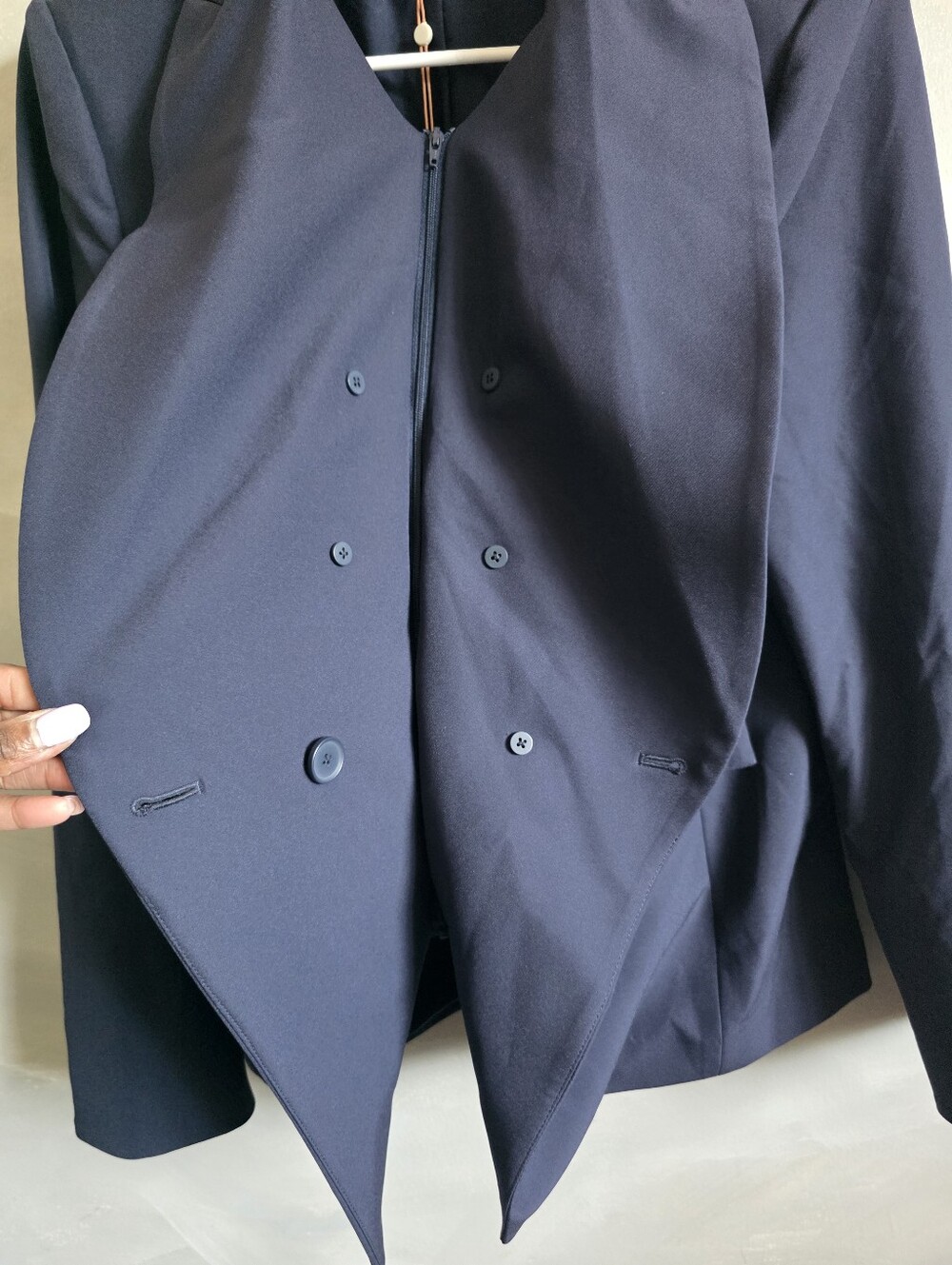 Quince Scuba Captain's Convertible Blazer Double Breast Nautical Style Jacket L - Picture 14 of 15